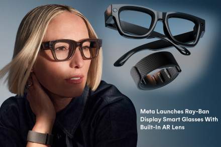 Meta Launches Ray-Ban Display Smart Glasses With Built-In AR Lens