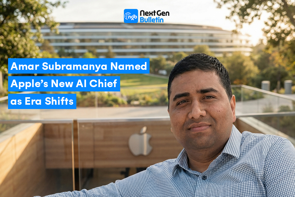 Amar Subramanya Named Apple’s New AI Chief as Era Shifts