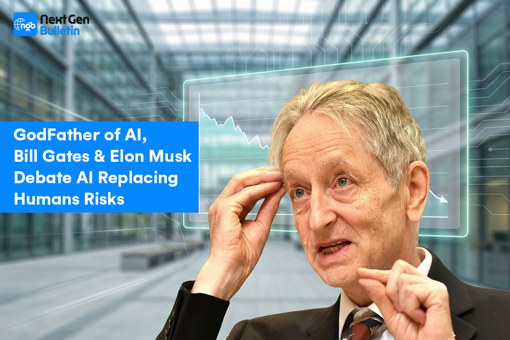 GodFather of AI, Bill Gates and Elon Musk Debate AI Replacing Humans Risks