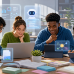 Best AI tools for students in 2026 with students using AI study apps