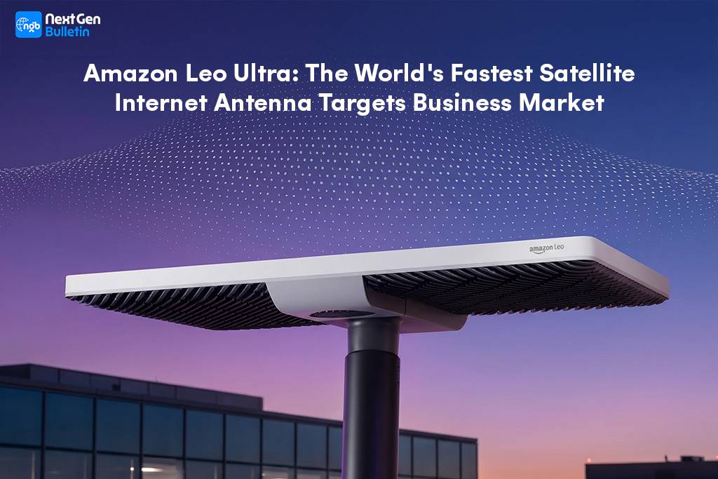 Amazon Leo Ultra fastest satellite internet antenna targets business market