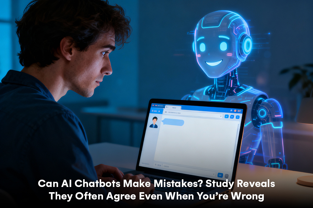 Can AI chatbots make mistakes study reveals they agree even when wrong