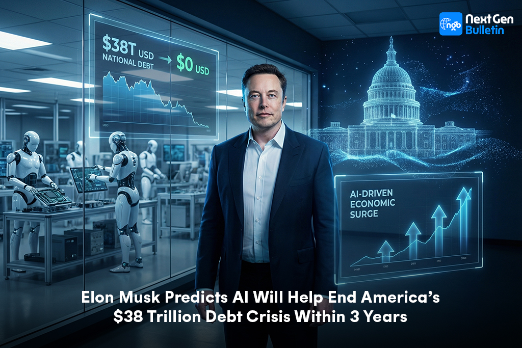 Elon Musk says AI could end America's 38 trillion dollar debt in 3 years