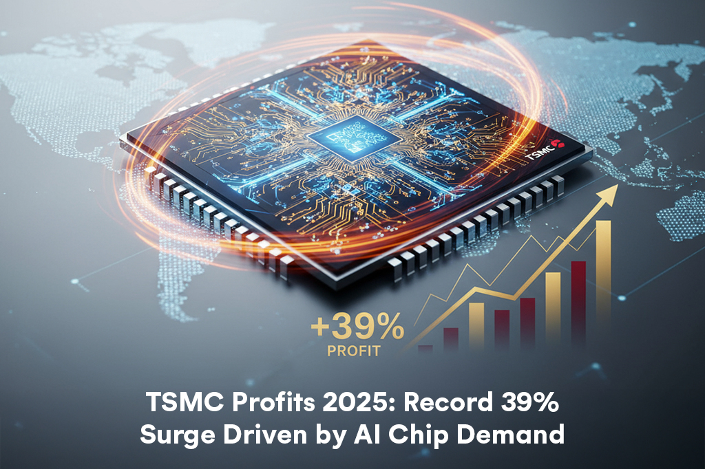 TSMC profits 2025 record 39 percent surge driven by AI chip demand
